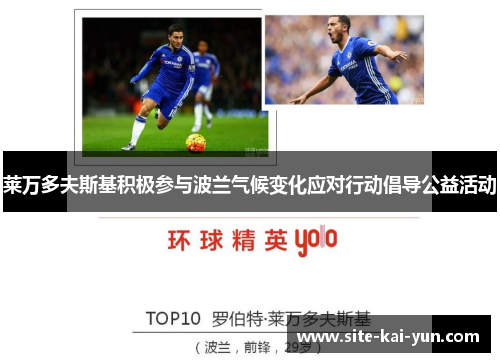 莱万多夫斯基积极参与波兰气候变化应对行动倡导公益活动