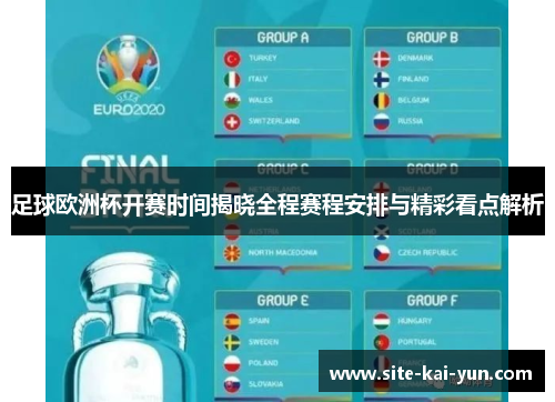 足球欧洲杯开赛时间揭晓全程赛程安排与精彩看点解析 足球欧洲杯开赛时间揭晓全程赛程安排与精彩看点解析